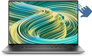 LatestDell XPS 15 9530 Laptop 15.6 inch 3.5K Touch OLED Screen Intel i9-13900H 32GB RAM 1TB SSD Geforce RTX 4070 Webcam USB Type-C Backlit Keyboard WiFi Thunderbolt 4 Win 11 Pro Platinum Silver