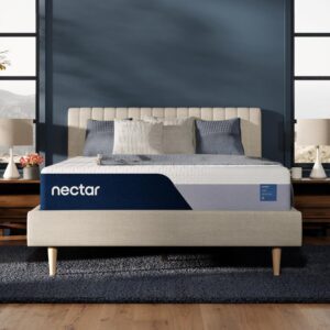 Nectar Classic 12” Queen Mattress (New Version) - Medium Firm - Contouring Memory Foam - Cooling Top Layer - Support & Pressure-Relief - Minimal Motion Transfer - 365-Night Trial & Forever Warranty