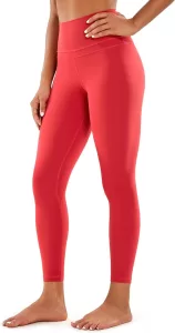 CRZ YOGA Womens Naked Feeling Workout 7/8 Yoga Leggings - 25 Inches High Waist