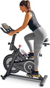 Echelon Smart Connect Fitness Bike, 30-Day Free Echelon Membership, Easy Storage, Small Spaces, Cushioned Seat, Solid, Stable Design, HIIT, Top Instructors,...