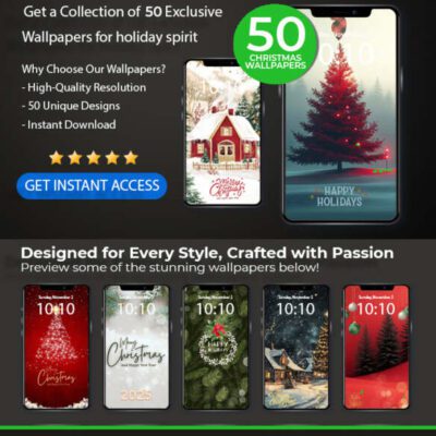 50 Christmas Smartphone Wallpapers Collection 2